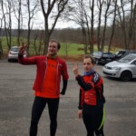 Jan und Schieri erklären wieviele Runden sie tatsächlich gelaufen sind