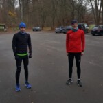 gespanntes Warten auf den Start von Niklas und Lars